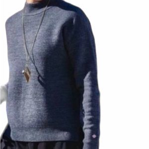 Calia dark gray mock neck sweater, women’s size large
